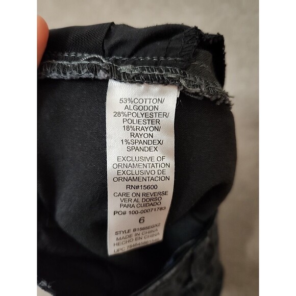 Democracy Ab Solution Pants Womens 6 Gray Animal Print Slimming Stretch - Picture 9 of 10